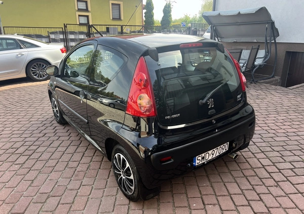 Peugeot 107 cena 11500 przebieg: 72000, rok produkcji 2007 z Rydułtowy małe 529